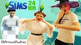 24 Hour SIMS IN REAL LIFE CHALLENGE  AllAroundAudrey [upl. by Assilem]