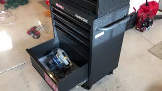 Husky 27in Tool Box Cabinet Review [upl. by Latnahc]