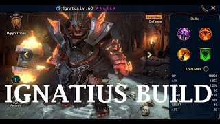 Ignatius Build  Raid Shadow Legends [upl. by Siloam401]