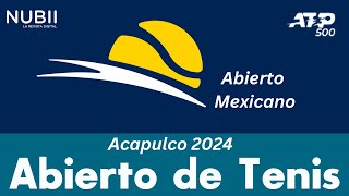 Abierto Mexicano de Tenis 2024 [upl. by Atnahc]