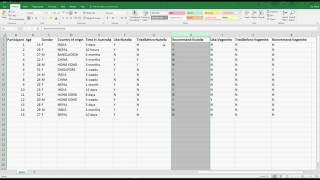 Data collection sheet in Excel [upl. by Anivek]