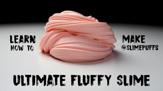 How to Make the Ultimate Fluffy Slime  DIY [upl. by Egdamlat6]