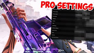 BEST VALORANT Settings for PERFECT Aim FPS Sensitivity Crosshair [upl. by Eterg]