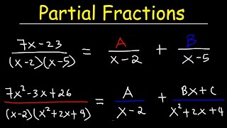 Partial Fraction Decomposion [upl. by Ver]