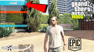 How to install Menyoo Epic Games 2020 GTA 5 MODS [upl. by Minette]