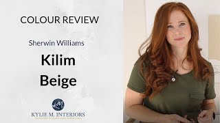 Paint Colour Review Sherwin Williams Kilim Beige SW 6106 [upl. by Daj30]