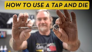 How to Use a Tap and Die Set [upl. by Aikyn92]