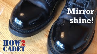 How to polish Cadet boots [upl. by Nysila888]