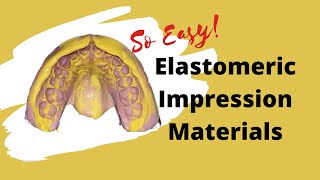 Elastomeric Impression Materials PART I [upl. by Aurelea233]