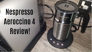 Nespresso Aeroccino 4 Milk Frother Review  Worth upgrading from the Aeroccino 3 [upl. by Rediah]