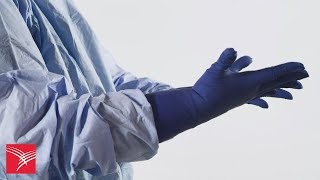 Protexis™ Surgical Gloves How to SelfDon [upl. by Aivizt]