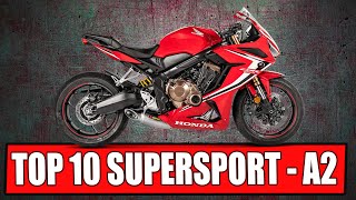 TOP 10 A2 SUPERSPORT MOTORRÄDER [upl. by Nylorahs518]