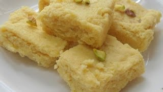 Easy Burfi Recipe  How to Make Milk Powder Burfi [upl. by Konstantin]