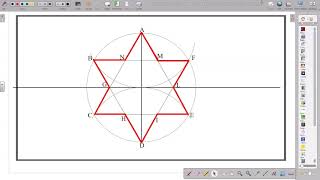 POLIGONO STELLARE A 6 PUNTE [upl. by Ydner]