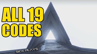 Destiny 2 ALL 19 CODES Eploring the Corridors of Time Puzzle Combinations Guide [upl. by Akineg]