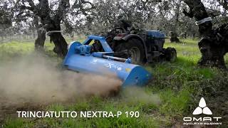 OMAT  NeXtraP 190 Trinciatutto polivalente eXtrasPostabile [upl. by Annitsirhc209]