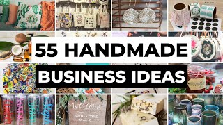 55 Handmade Business Ideas You Can Start At Home  DIY Crafts amp Handmade Products to Sell [upl. by Verlee]