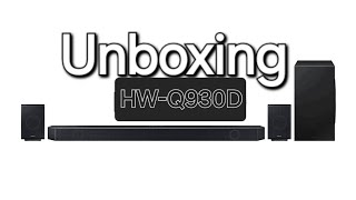 HWQ930D Unboxing  Samsung Soundbar  2024 [upl. by Shalne]