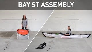 Oru Kayak Bay ST Assembly Guide 2018 Model [upl. by Nylimaj]