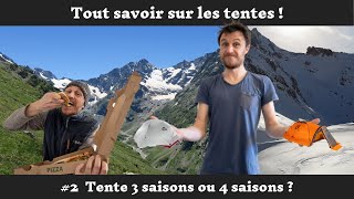 Materiel de bivouac  Tentes 2 Tente 3 saisons ou 4 saisons [upl. by Stromberg298]