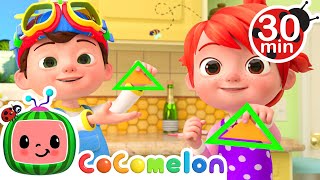 Learning Shapes  CoComelon Nursery Rhymes amp Kids Songs [upl. by Samuella]