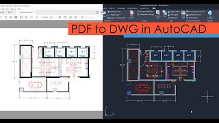 Adding PDF to AutoCAD as DWG file with correct scale [upl. by Ahsenhoj847]