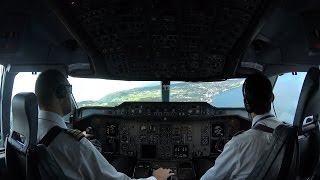 A310 cockpit view landing at Madeira  Funchal [upl. by Saville]