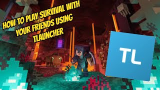 How To Play Survival Minecraft with Friends on TLauncher 2021 [upl. by Matilda]