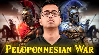 Peloponnesian War in Hindi How Athens vs Sparta Destroyed the Greek Empire [upl. by Enrak731]