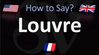 How to Pronounce Louvre  Paris Museum Pronunciation Native Speaker [upl. by Nyla]