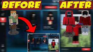 How To Change Skin In Minecraft Feather Client  2023 [upl. by Ardnued]