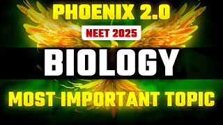 Phoenix 20 Biology Most Important Video for NEET 2025  Udaan [upl. by Einwat]