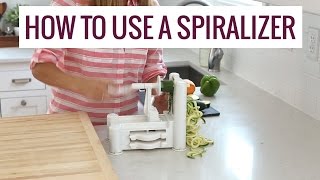 How To Use A Spiralizer [upl. by Davena]