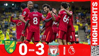 Highlights Norwich 03 Liverpool  Salah sets new opening day record [upl. by Eselahc]