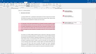 Como insertar comentarios en Word [upl. by Stanford130]