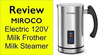 Review Miroco Milk Frother  How to make froth milk at home [upl. by Rubia]