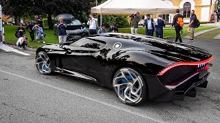 WORLDS MOST EXPENSIVE CAR 19 MILLION Bugatti La Voiture Noir DRIVES [upl. by Alliuqahs840]