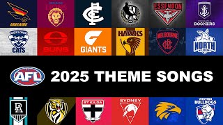 All AFL Theme Songs 2025 [upl. by Omsoc]