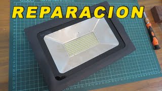 COMO REPARAR UN REFLECTOR LED [upl. by Erdda]