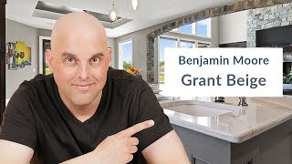 Benjamin Moore Grant Beige Color Review [upl. by Heinrike274]