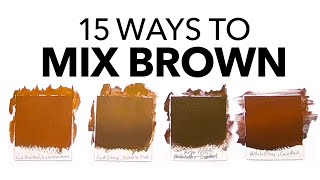 What Colors Make Brown The Ultimate Guide To Mixing Brown [upl. by Frick]