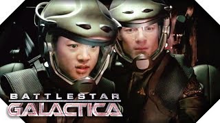 Battlestar Galactica  First Cylon Encounter [upl. by Nyleek828]