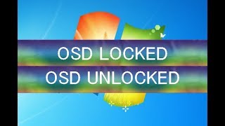 How to unlocked OSD Lock on Monitor  SJ Multimedia [upl. by Aric]