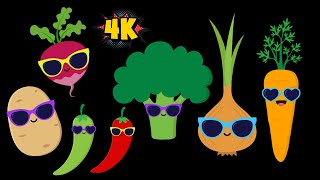 Dancing Vegetables by Baby Sensory Wonders [upl. by Rramel]