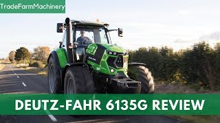 New DeutzFahr 6135G PowerVision test review  Farms amp Farm Machinery [upl. by Ettennal]