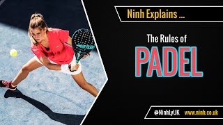 The Rules of Padel Paddle Tennis  EXPLAINED [upl. by Anyrb575]