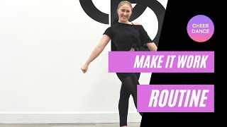 Cheer Dance Routines  Pom Tutorial [upl. by Schenck]