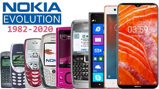 All Nokia Mobiles Evolution From First to Last 1982  2020 [upl. by Ahsiela]