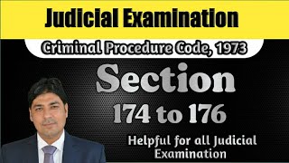 Section 174 to 176  Investigation by Police  Lecture Series on Judicial Examination  CrPC Part 62 [upl. by Aicenra]