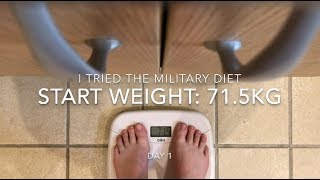 I tried the “Military Diet” for 3 days [upl. by Goran]